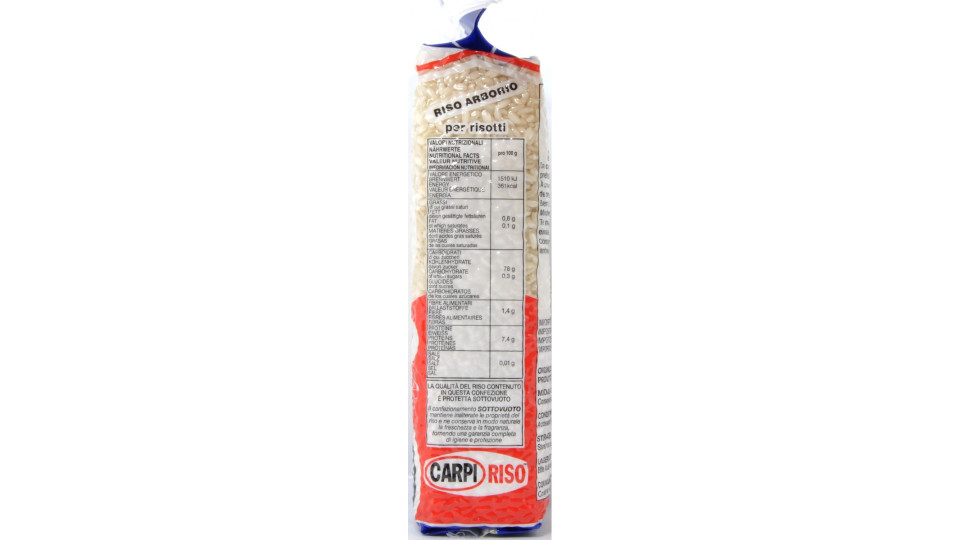 Carpi riso arborio kg.1 sottovuoto