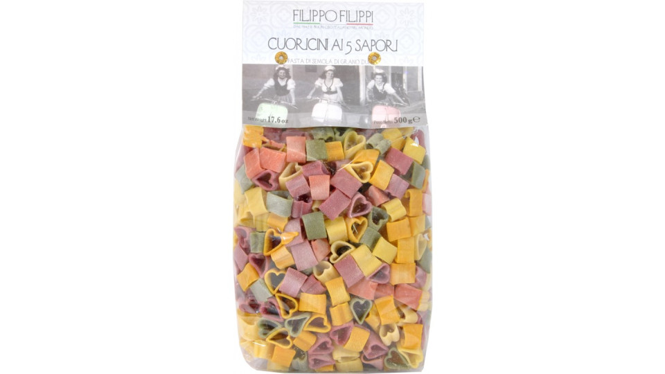 Filippi cuoricini tricolore 500g