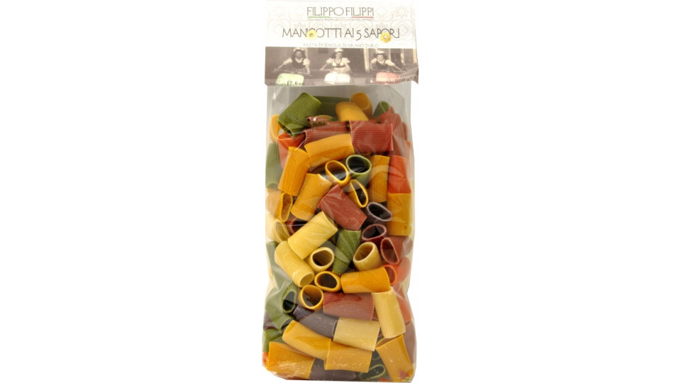 Filippi manicotti colorati sacchetto da gr.500
