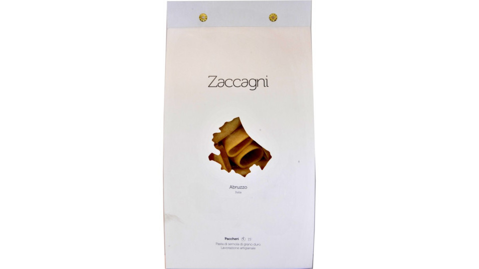 Pasta Zaccagni paccheri 500g
