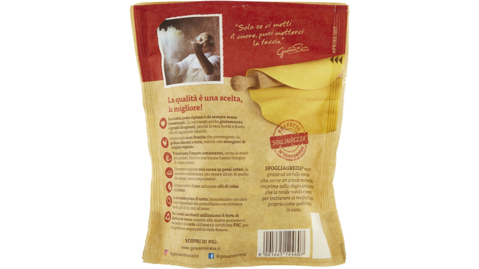 Giovanni Rana Rustici Cappelletti Crudo 250 g