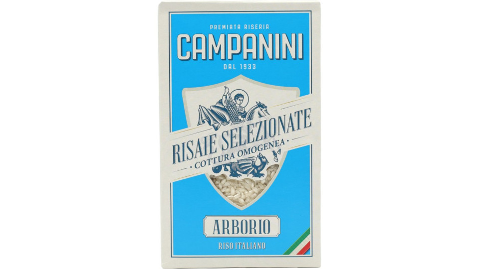 Campanini riso arborio sottovuoto astuccio kg.1