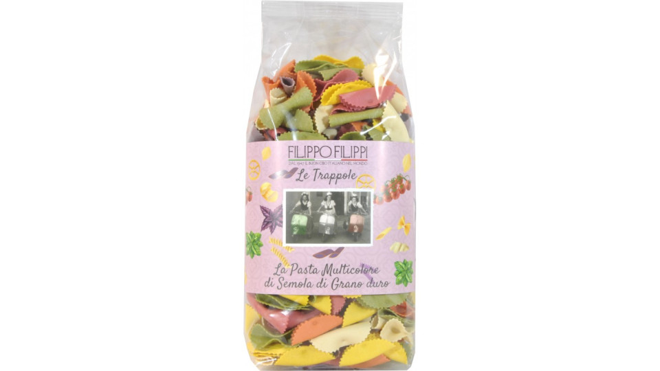 Filippi pasta di semola trappole tricolore gr.500