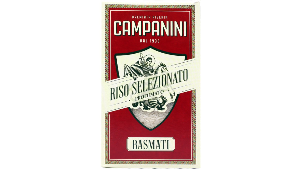 Campanini riso basmati sottovuoto astuccio kg.1