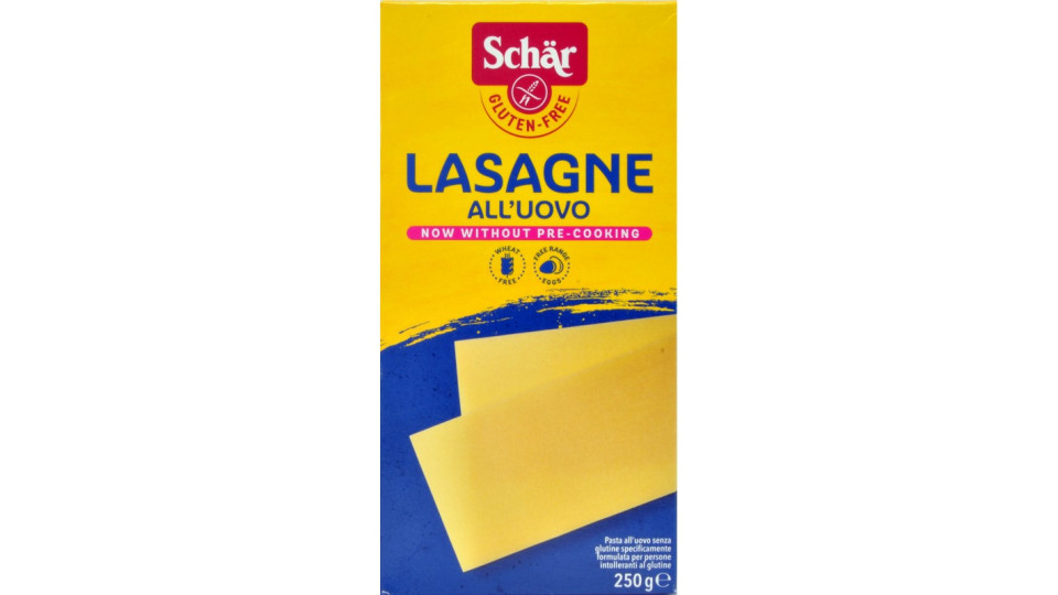 Schar lasagne all'uovo senza glutine gr.250