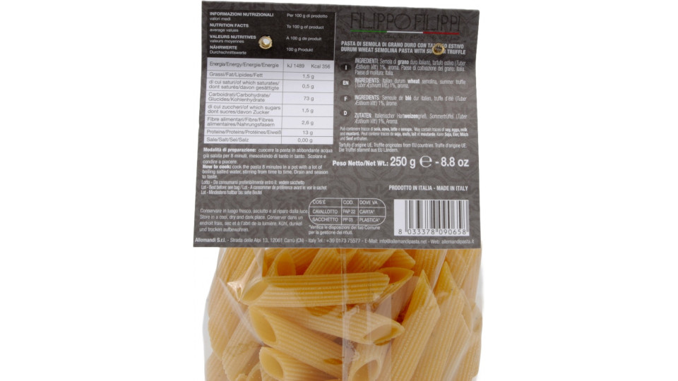 Filippi penne con tartufo gr.250