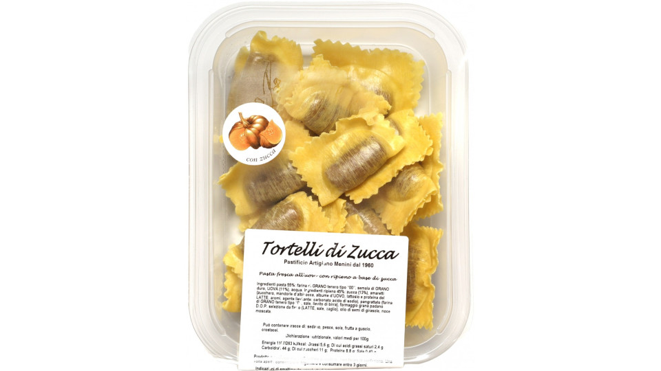 Tortelli di zucca gr.250 Pastificio Artigiano Menini dal 1960