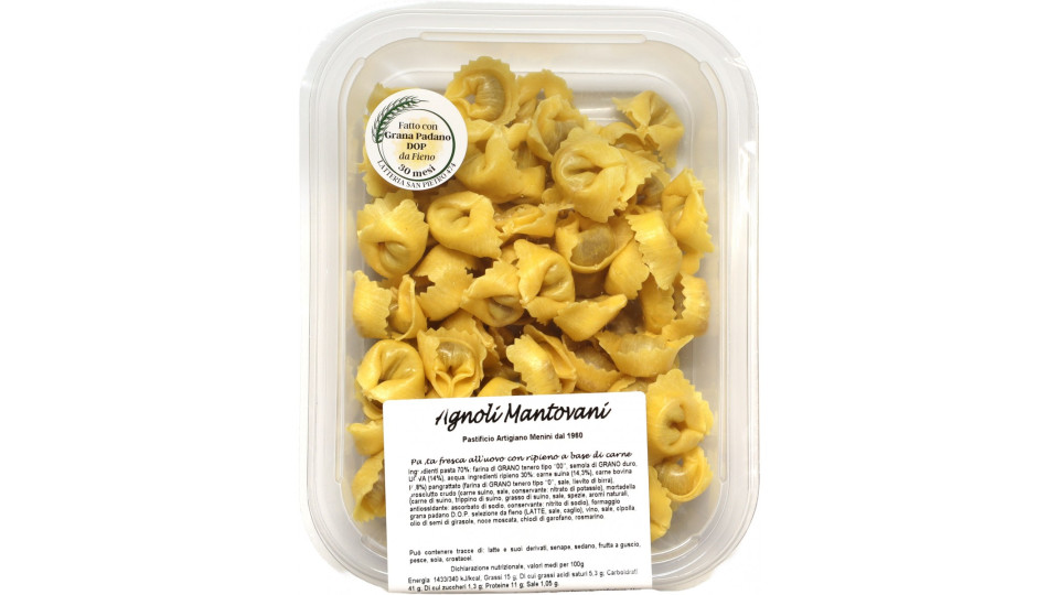Agnoli mantovani gr.250 Pastificio Artigiano Menini dal 1960