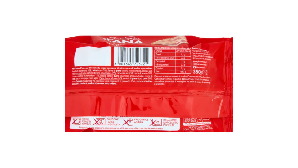 Rana lasagne fresche bolognese