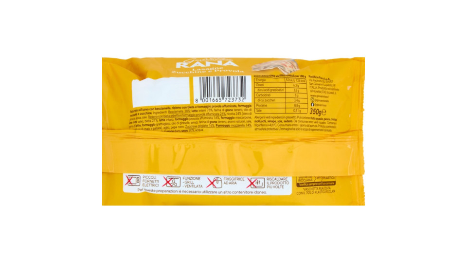 Giovanni Rana Lasagne Zucchine e Provola 350 g