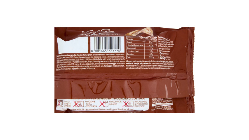 Giovanni Rana Lasagne Funghi e Prosciutto 350 g