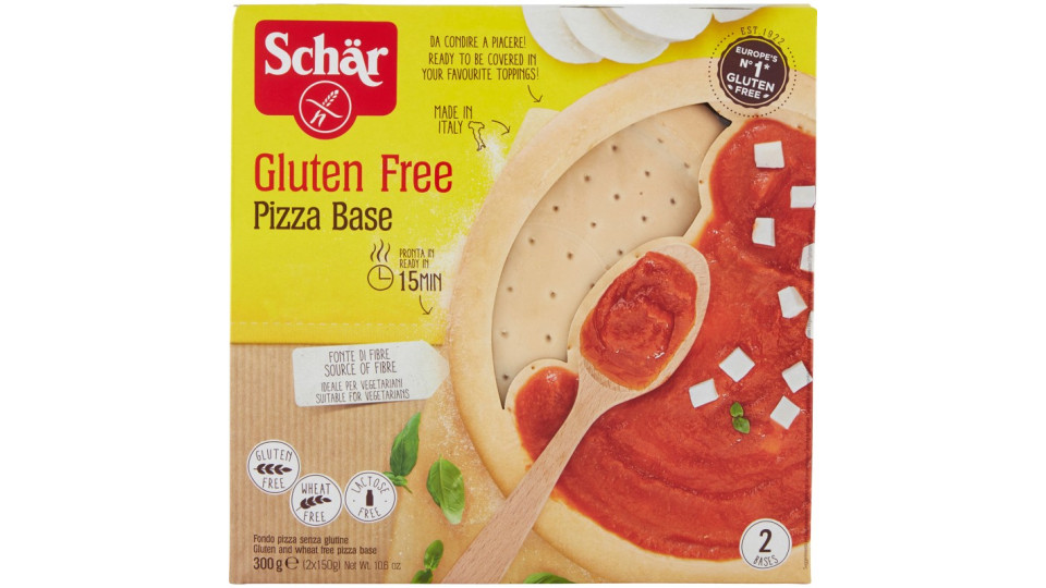 Schar base per pizza senza glutine gr.150x2