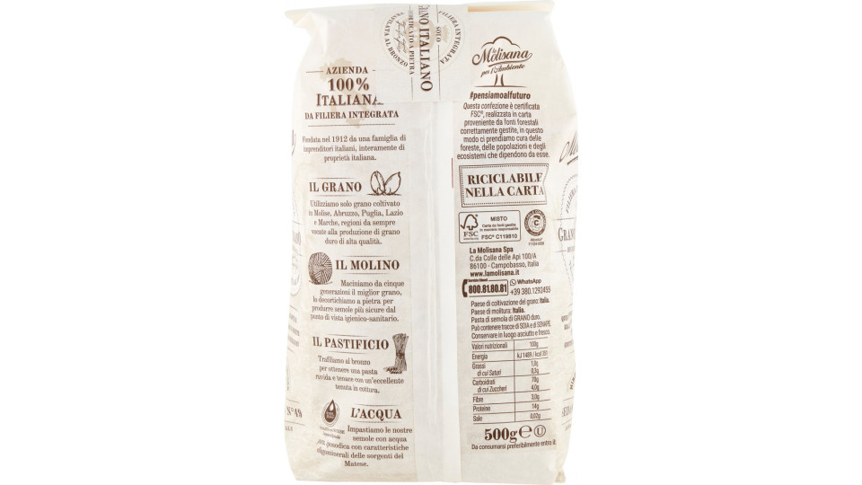 La molisana pasta sedanini n.49 gr.500