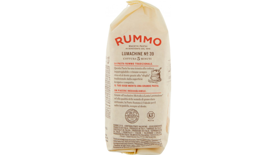 Rummo pasta Lumachine N° 39 500 gr.