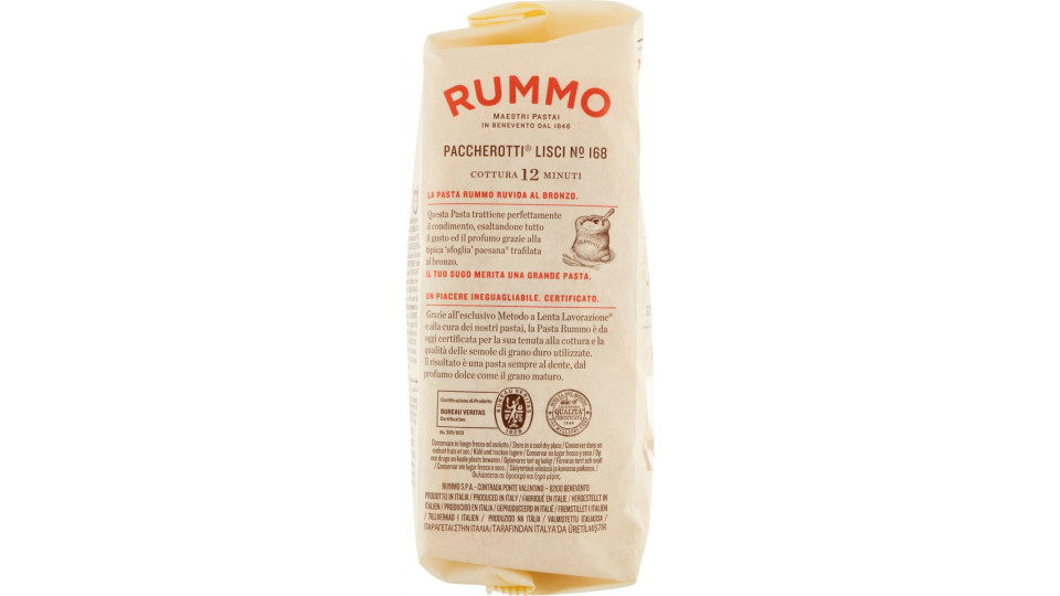 Rummo Le Leggendarie pasta Paccherotti Lisci N° 168 500 gr.