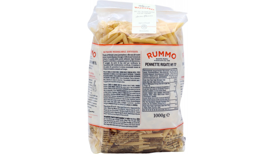 Rummo pasta pennette rigate kg.1