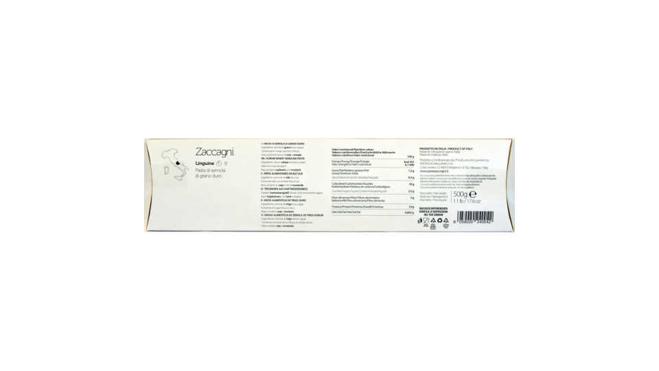 Pasta Zaccagni linguine 500g