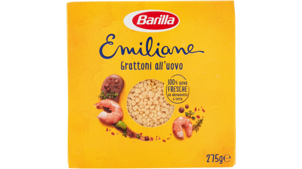 Barilla Emiliane Grattoni all'uovo 275 gr.