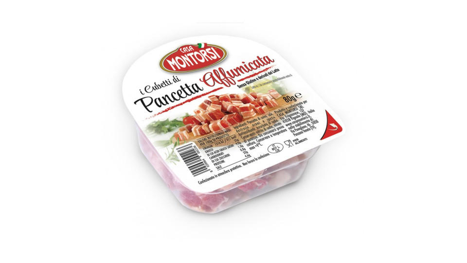 Casa Montorsi pancetta affumicata a cubetti gr.80
