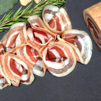 Salumificio Aurora pancetta affettata arrotolata gr.100