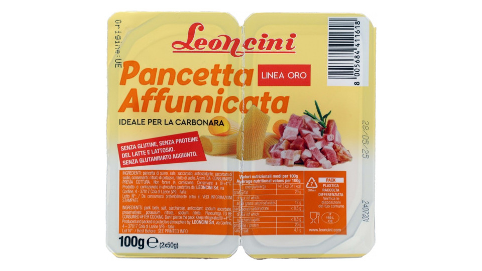 Leoncini cubetti pancetta affumiciata gr.50x2
