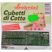 Leoncini prosciutto cotto a cubetti gr 50x2