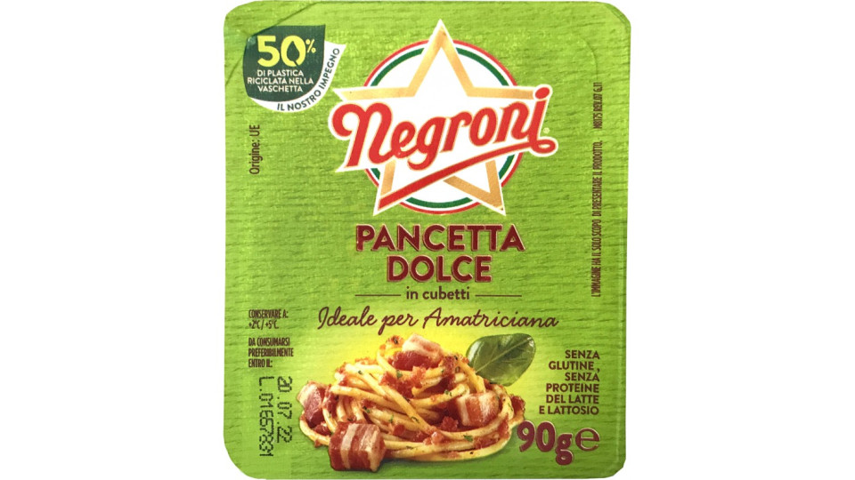 Negroni Pancetta Dolce in Cubetti 90 g