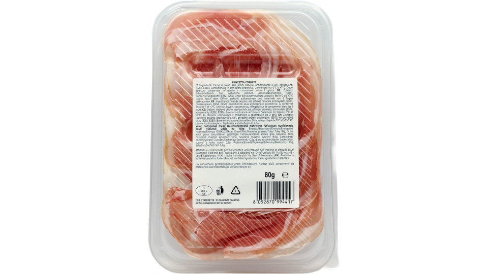Locanda italia pancetta coppata gr.80