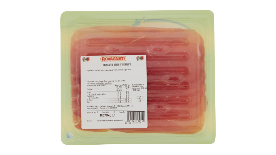 Snello prosciutto crudo gr.70