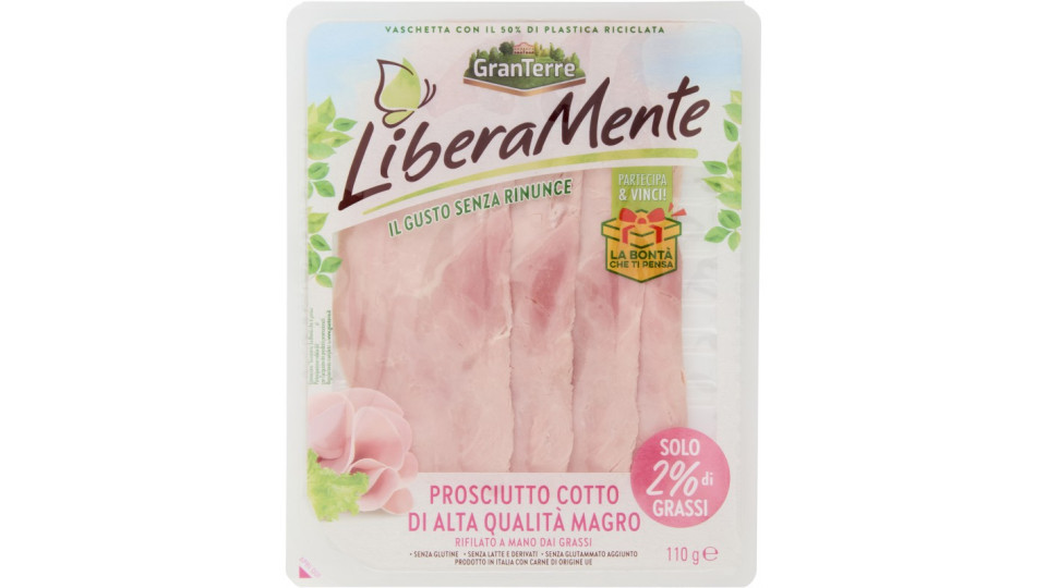 Casa Modena LiberaMente Prosciutto Cotto di Alta Qualità Magro...