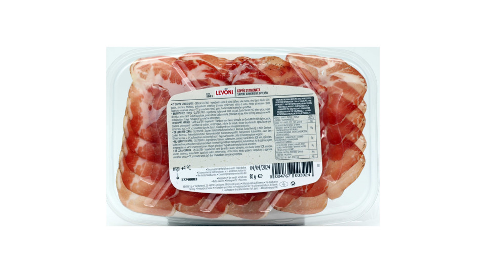 Levoni coppa a fette gr.80