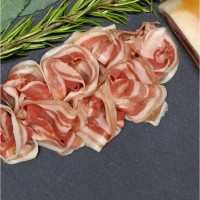 Salumificio Aurora pancetta steccata affettata gr.100