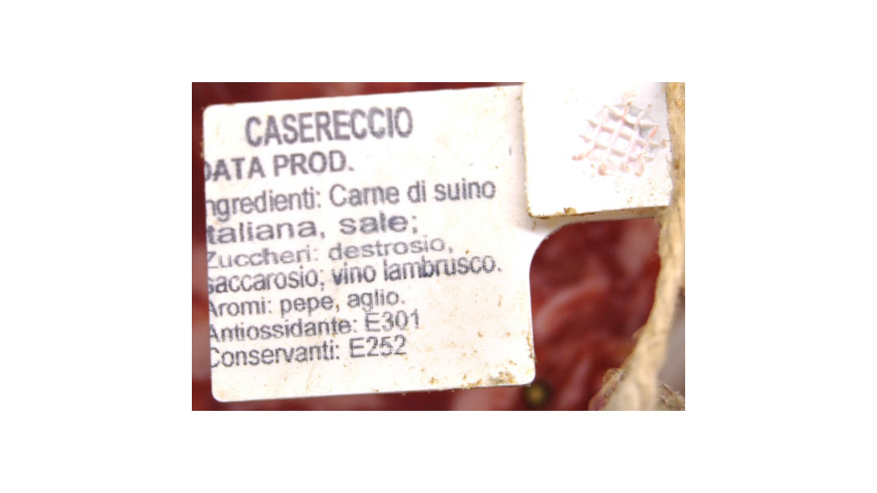 Salame casereccio con aglio Barilli intero kg.1,1 circa