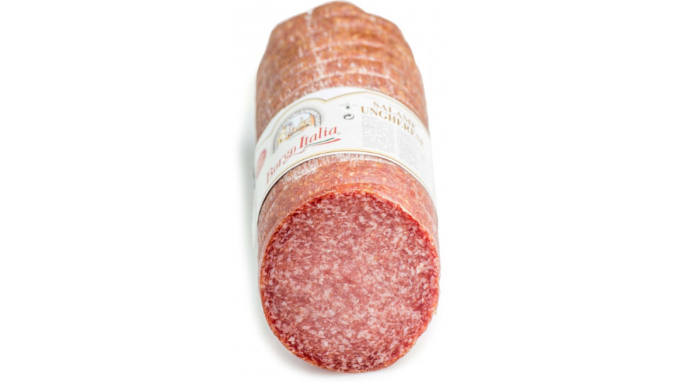 becher salame ungherese sottovuoto metà kg.1.8 circa