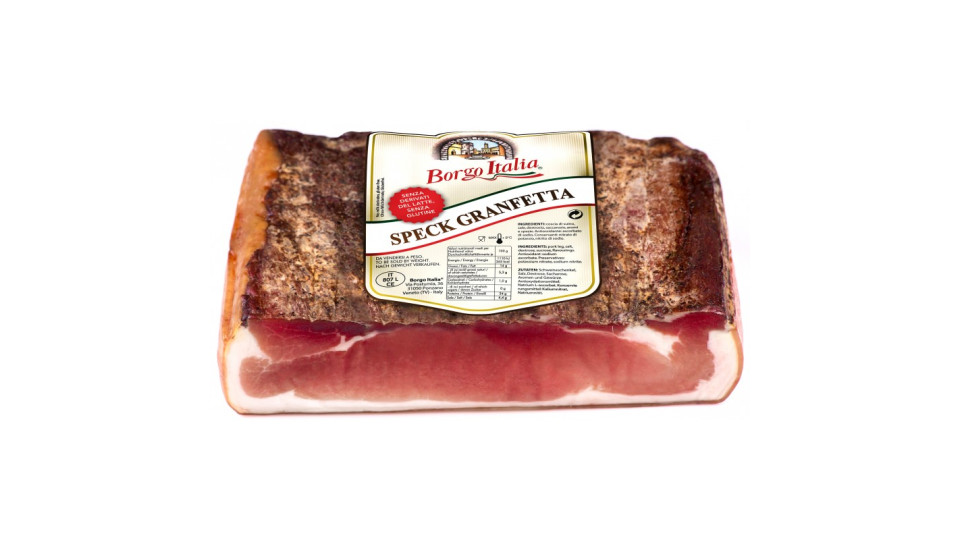Becher speck metà sottovuoto kg.2.5 circa