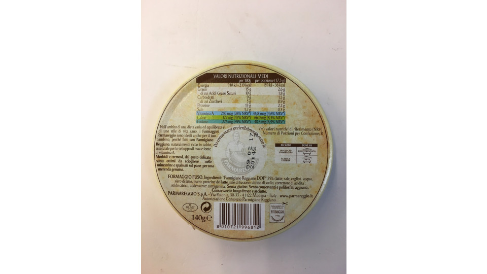 Parmareggini formaggini spicchi x8