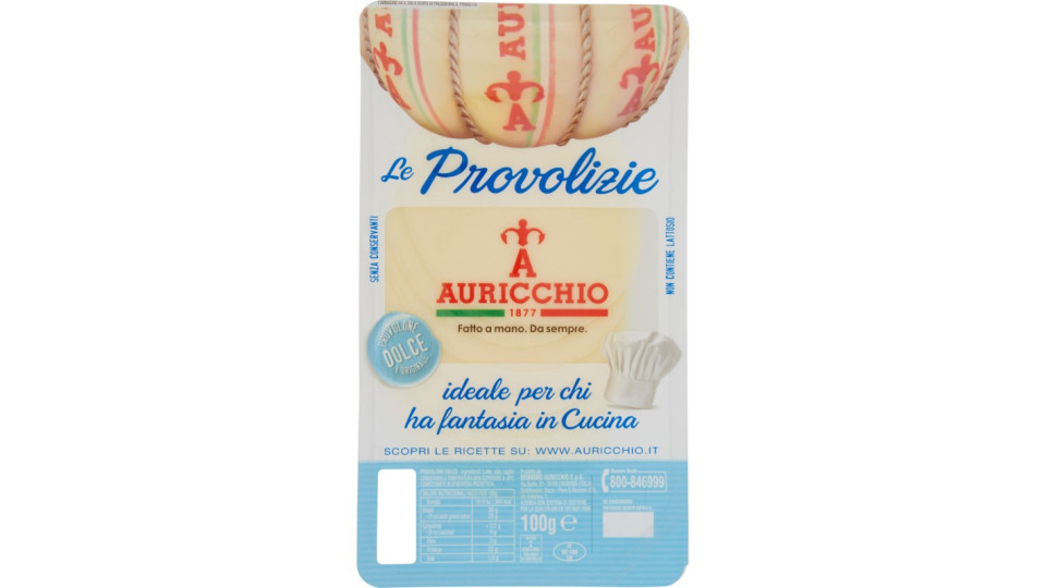 Auricchio Provolone dolce fette sottili 100 g - Le Provolizie