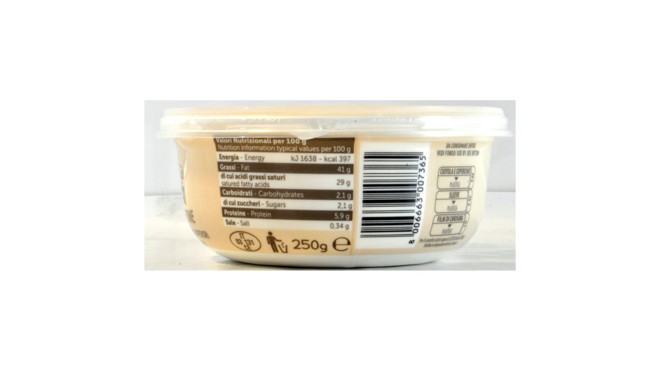 Consorzio Virgilio mascarpone 100% italiano selezione gr.250