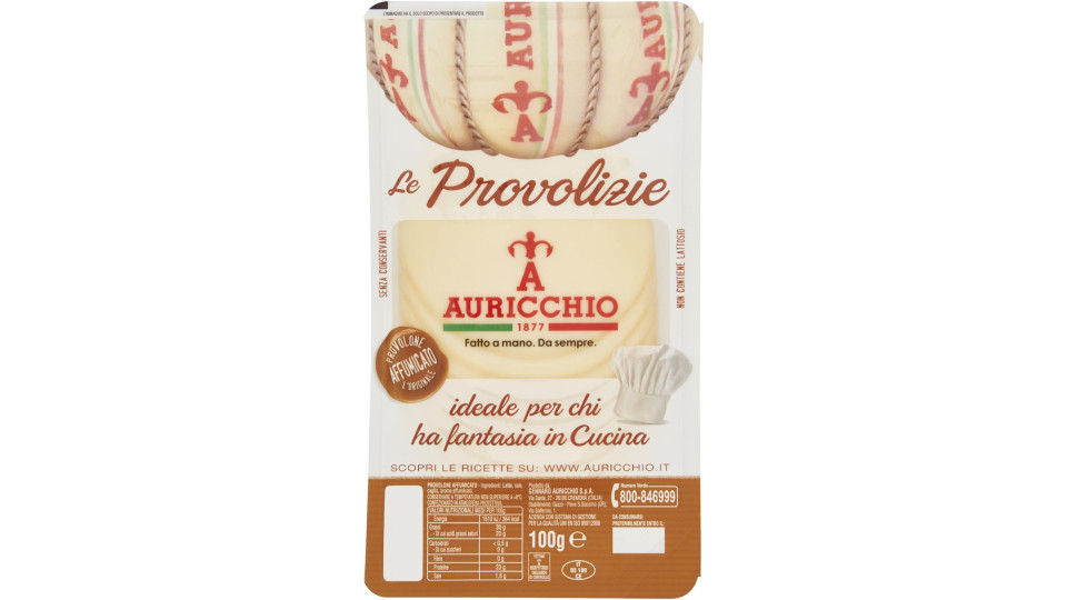 Auricchio Provolone affumicato fette sottili 100 g - Le...
