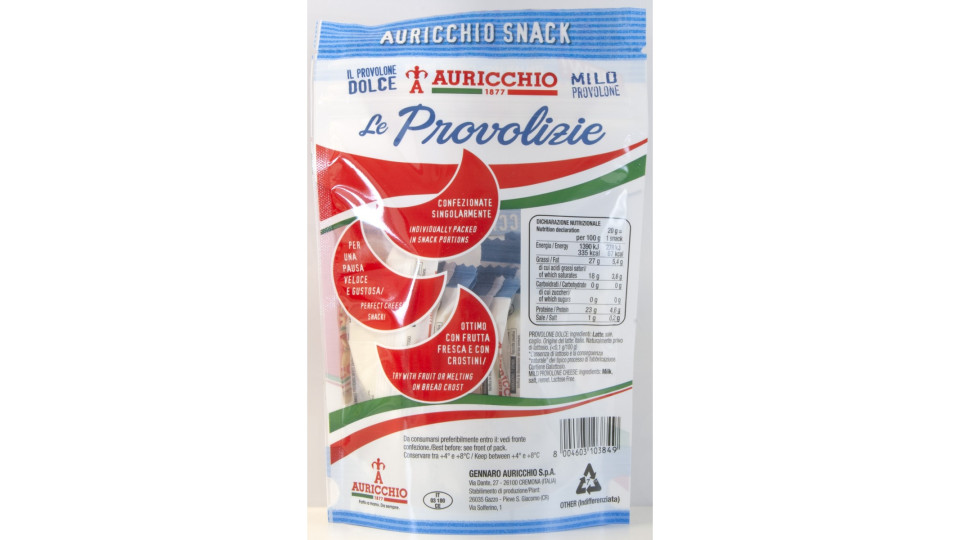 Auricchio Provolone dolce snack 140g - Multipack