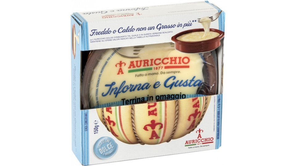 Auricchio Provolone dolce Inforna e gusta fette 150g con terrina