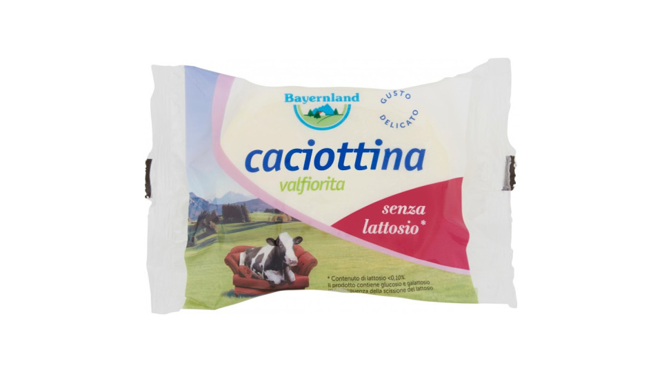 Bayernland caciottina valfiorita senza lattosio 220 gr.