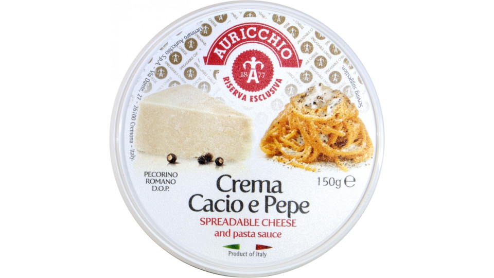 Auricchio crema cacio e pepe gr.150