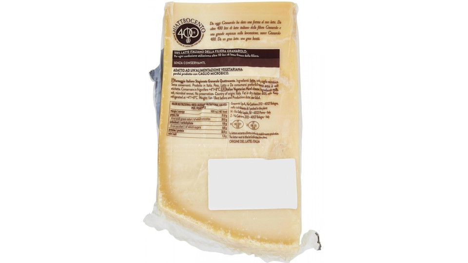 Granarolo formaggio duro ita gr.800
