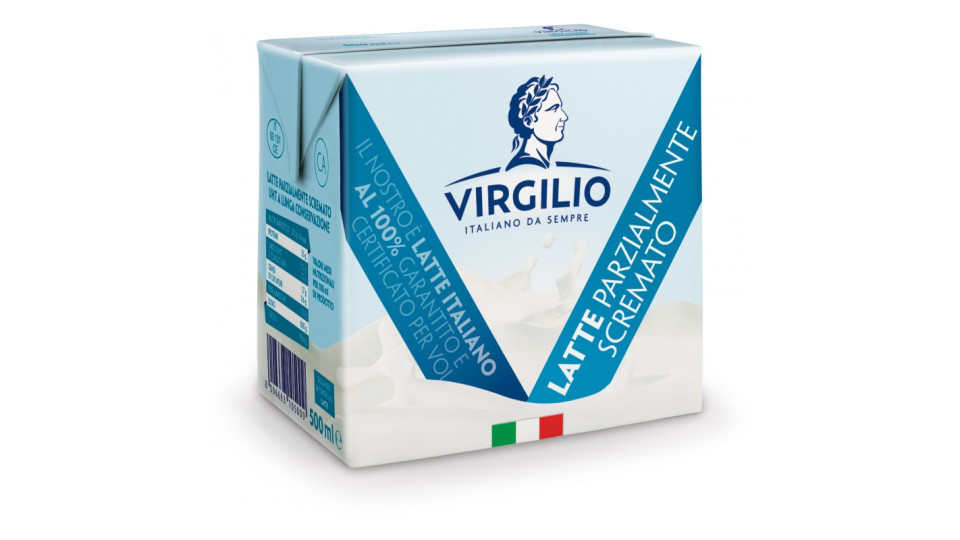 Virgilio latte parzialmente scremato - ml.500