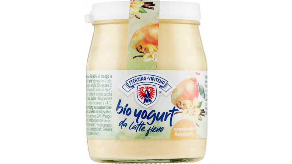 Sterzing Vipiteno Bio Yogurt Mango&Vaniglia 150 gr.