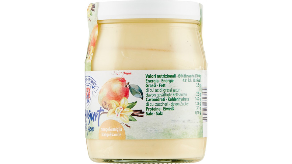 Sterzing Vipiteno Bio Yogurt Mango&Vaniglia 150 gr.