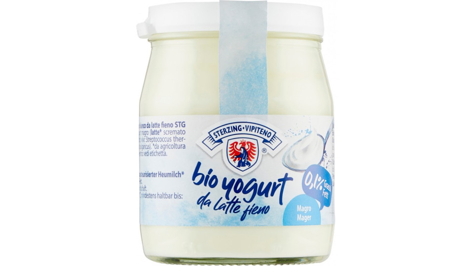 Sterzing Vipiteno bio yogurt da latte fieno Magro 150 g