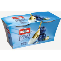Muller yogurt 0% mirtillo gr.125x2