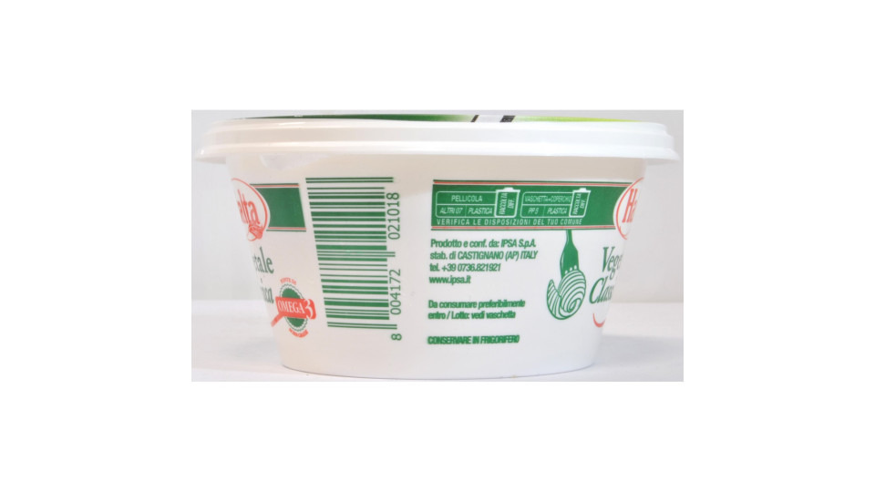 Halta margarina classica con omega 3 gr.250